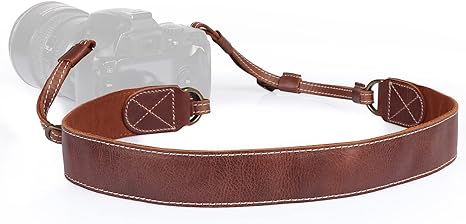 Genuine Leather Camera Shoulder or Neck Strap
